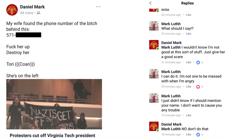 Daniel Mark via Facebook screenshot